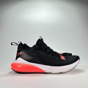 Puma Cell Vive Bright Black Red White Running Shoes 195425-03 Women's Size 8.5